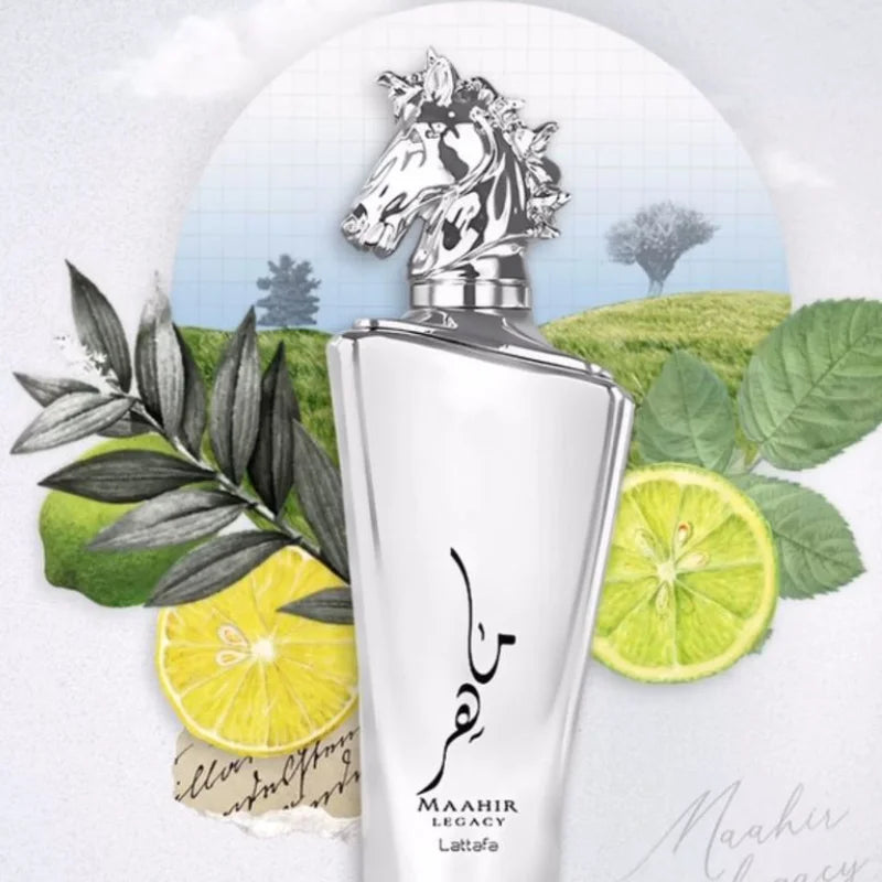 Perfume Árabe Masculino Maahir Legacy Lattafa Eau de Parfum 100m - Dom Perfumesl